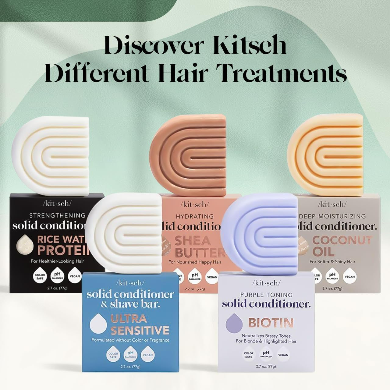 Rosemary & Biotin Volumizing Hair Conditioner Bar for Hair Growth & Thickening – Hydrating & Cleansing Hair Conditioner for Women & Men - Paraben, Silicone & Sulfate Free - Made in USA - 2.7 Oz