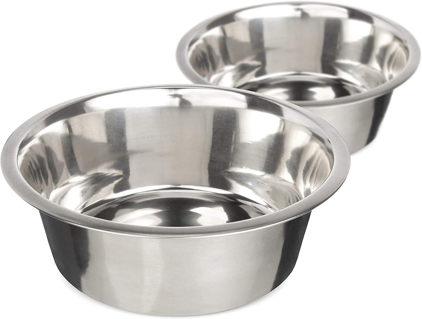 5 Cup (40 Oz.) Stainless Steel Dog Bowls, 1 Single Neater Feeder Replacement Bowl (Medium Deluxe Model), Dog Food Bowl or Water Bowls, Dishwasher Safe Metal Dish for Medium Dogs