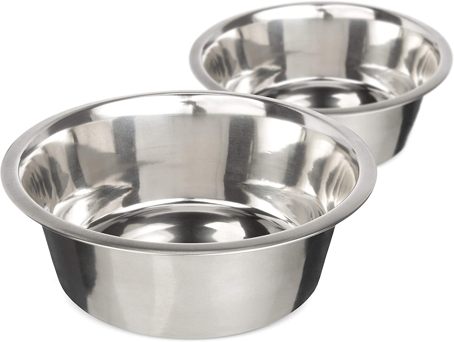 5 Cup (40 Oz.) Stainless Steel Dog Bowls, 1 Single Neater Feeder Replacement Bowl (Medium Deluxe Model), Dog Food Bowl or Water Bowls, Dishwasher Safe Metal Dish for Medium Dogs