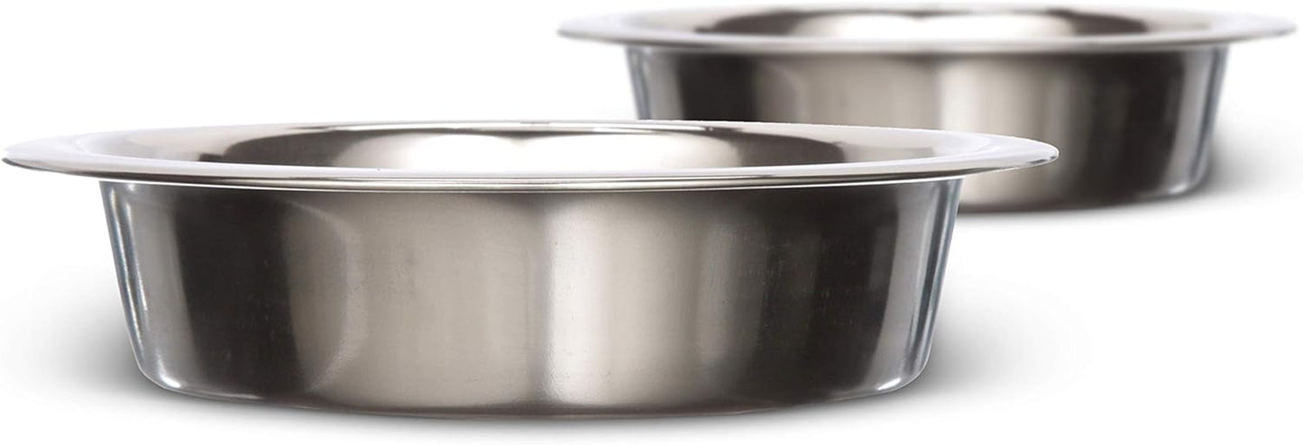 5 Cup (40 Oz.) Stainless Steel Dog Bowls, 1 Single Neater Feeder Replacement Bowl (Medium Deluxe Model), Dog Food Bowl or Water Bowls, Dishwasher Safe Metal Dish for Medium Dogs