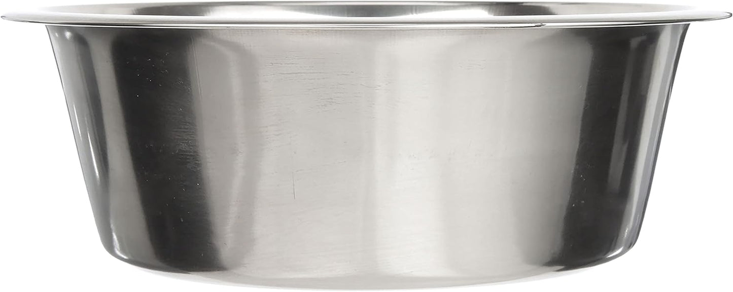 5 Cup (40 Oz.) Stainless Steel Dog Bowls, 1 Single Neater Feeder Replacement Bowl (Medium Deluxe Model), Dog Food Bowl or Water Bowls, Dishwasher Safe Metal Dish for Medium Dogs