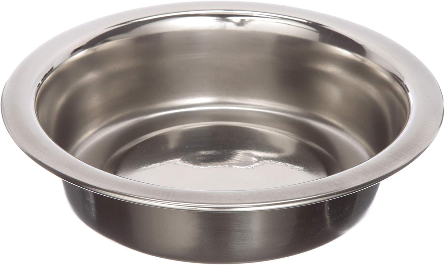 5 Cup (40 Oz.) Stainless Steel Dog Bowls, 1 Single Neater Feeder Replacement Bowl (Medium Deluxe Model), Dog Food Bowl or Water Bowls, Dishwasher Safe Metal Dish for Medium Dogs