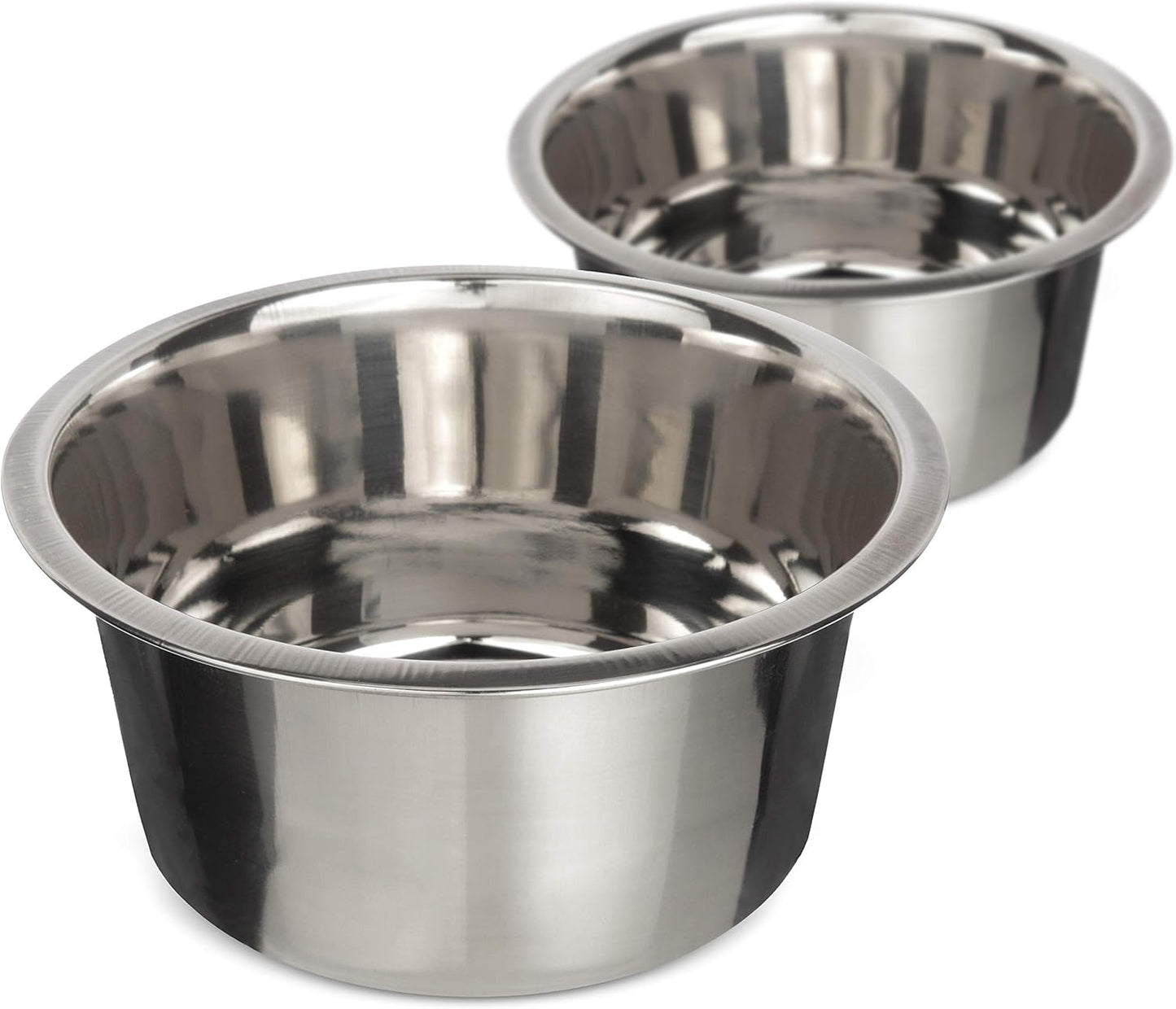 5 Cup (40 Oz.) Stainless Steel Dog Bowls, 1 Single Neater Feeder Replacement Bowl (Medium Deluxe Model), Dog Food Bowl or Water Bowls, Dishwasher Safe Metal Dish for Medium Dogs