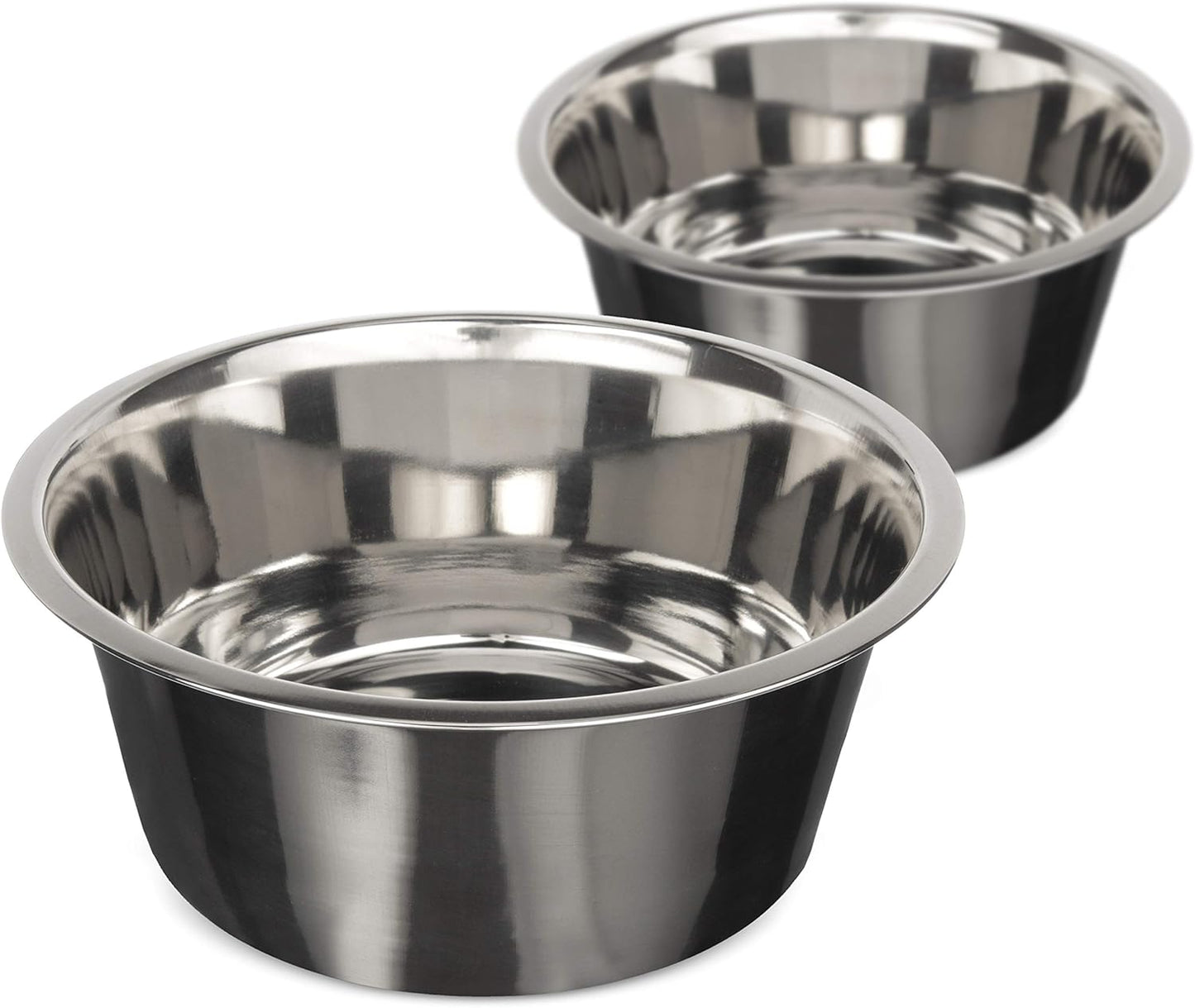 5 Cup (40 Oz.) Stainless Steel Dog Bowls, 1 Single Neater Feeder Replacement Bowl (Medium Deluxe Model), Dog Food Bowl or Water Bowls, Dishwasher Safe Metal Dish for Medium Dogs
