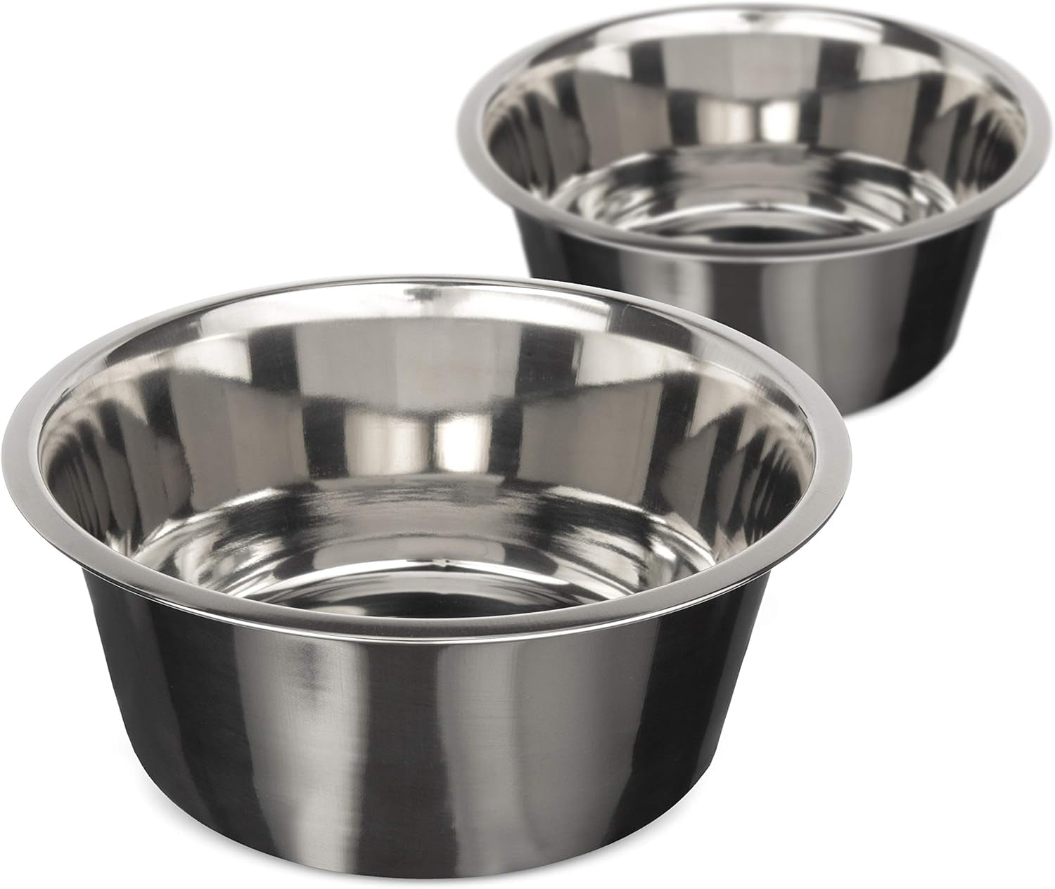 5 Cup (40 Oz.) Stainless Steel Dog Bowls, 1 Single Neater Feeder Replacement Bowl (Medium Deluxe Model), Dog Food Bowl or Water Bowls, Dishwasher Safe Metal Dish for Medium Dogs